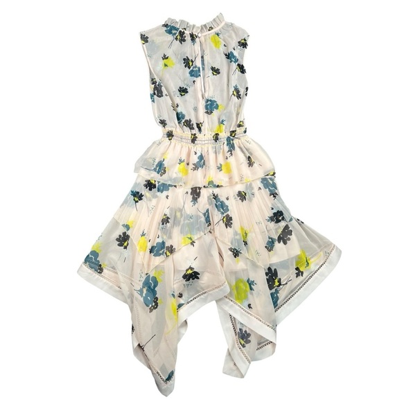 Self-Portrait Women's Floral Print Knee-Length Dress In Size M - Picture 6 of 11